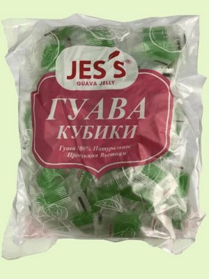 Конфеты жевательные Гуава кубики, 500гр.