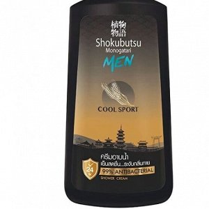 LION "Shokubutsu" Крем-гель для душа 30мл "Cool Sport" мужской освежающий
