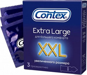 CONTEX Extra Large (увеличенного размера) Презервативы №3