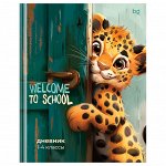 Дневник 1-4 кл. 48л. (твердый) BG &quot;&quot;Welcome to school!&quot;&quot;, глянцевая ламинация