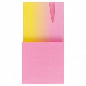 Коробка складная подарочная MESHU ""Duotone. Pink-Orange gradient"", (15*15*15см), с лентой