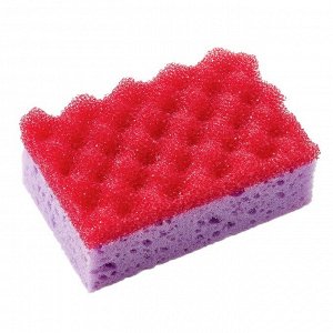 Fresh idea Губка для тела "Массаж" прямоугольник 14х9х5 см
