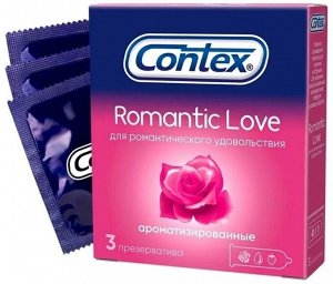 CONTEX Romantic Love (ароматизированные) Презервативы №3