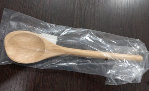 Ложка кулинарная деревянная 23,5 х 4,7 см из Гевея