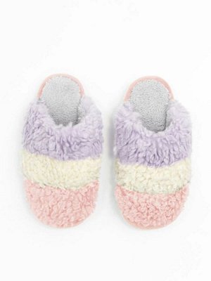 Тапочки AMARO HOME Lamb Закрытый нос (фиолетовый) 38-39