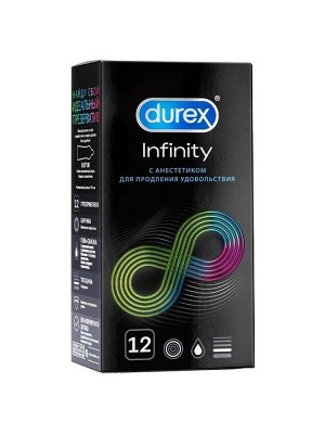 DUREX Infinity Презервативы с анестетиком №12