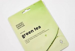MONIC BEAUTY Skin Code Тканевая маска для лица Зеленый чай 25мл