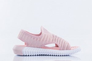 Розовый туфли пляжные дошкольно-школьные текстиль