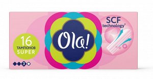 OLA! тампоны SUPER уп.16 шелк. пов.