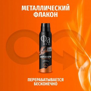 ФА Мужской Дезодорант-спрей "Энергия ночи" 150 мл