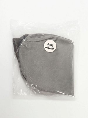Подушка надувная для шеи, дорожная, 31x31 см, серая