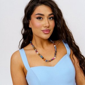 Бусы на шею из натурального камня Самоцветы, 1095, арт.218.244