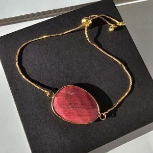 Браслет на руку с натуральным камнем Родонит, 1063, арт.218.218