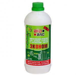 Biobac Биологическое  средство для дачных туалетов и септиков BB-V600, 180 дней, 1 л
