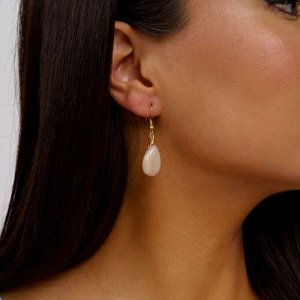 Серьги из натурального камня Агат, 1045, арт.218.136