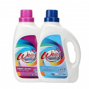Weiqi Laundry Detergent Жид. Сред. д/стирки цвет. и бел. белья с антибак. Эф. 3кг [6шт/к] Арт-610629