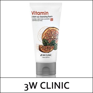 3W Пенка очищающая, витаминная "VITAMIN CLEAN UP CLEANSING FOAM,", 150мл 1*30 шт Арт-63369