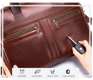 Сумка Мужская сумка -портфель.
Строгая классическая модель.
Материал: натуральная кожа.
Размер: см.фото.
Цвет : см.фото