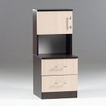 Комплект тумб прикроватных Бася, 950х400х415, Венге/Дуб молочный