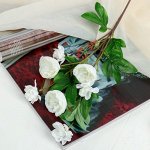Цветы искусственные &quot;Абутилон пышный&quot; 5*57 см, белый
