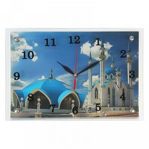 Часы настенные прямоугольные "Мечеть", 25х35 см