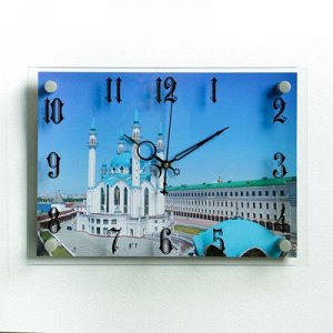 Часы настенные, серия: Город, мечеть "Кул-Шариф", 25х35 см