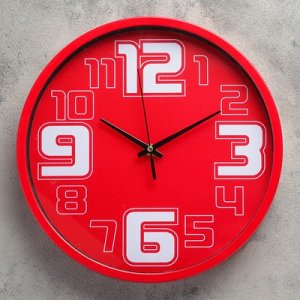 Часы настенные, серия: Классика, "Бакедано", d=28.5 см, дискретный ход, микс