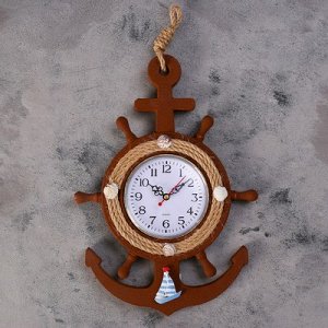 Часы настенные, серия: Море, "Баллер", d=11 см