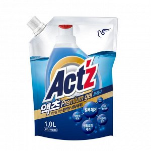 Концентрированный гель "Act’z Premium Gel" для стирки белья для стиральных машин (аромат мяты) МУ 1 л