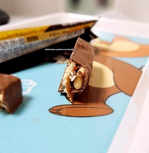 Lotte Ghana Choco Bar Almond 45g - Батончик Лотте Гхана с миндалем и карамелью
