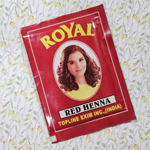 Хна цветная для стойкой окраски волос, бровей и ресниц Royal КРАСНОЕ ВИНО