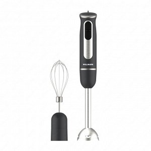 Блендер погружной WILLMARK WHB-1270GS (700Вт., регулятор скорости, турборежим, Soft touch, сер.)