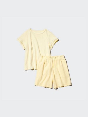UNIQLO - домашний комплект для девочек - 41 YELLOW