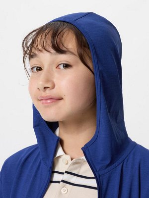 UNIQLO AIRism - курточка на молнии с защитой от UV-лучей - 70 LIGHTPURPLE