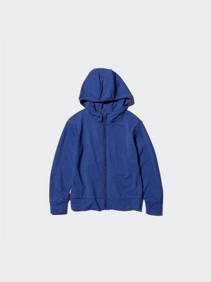 UNIQLO AIRism - курточка на молнии с защитой от UV-лучей - 67 BLUE