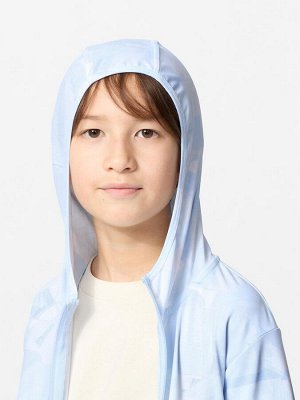 UNIQLO AIRism - легкая курточка на молнии с защитой от UV-лучей - 61 BLUE
