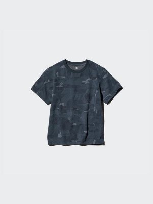 UNIQLO - детская футболка с функцией Dry Ex - 68 BLUE