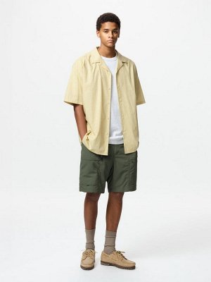 UNIQLO - рубашка оверсайз с дизайном - 41 YELLOW