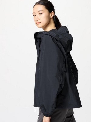 UNIQLO - курточка на молнии с защитой от UV-лучей - 09 BLACK