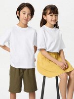 UNIQLO AIRism - хлопковая футболка с круглым вырезом - 00 WHITE