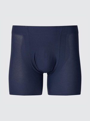 UNIQLO AIRism - бесшовные сетчатые трусы-боксеры - 69 NAVY