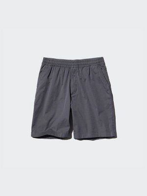 UNIQLO Stretch Easy Shorts – комфортные шорты из твила с эластичным поясом - 31 BEIGE