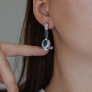 Серьги Арт. 3V-3470-W