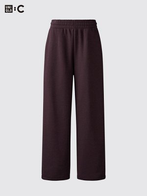 Спортивные широкие брюки (длина 68-72 см.), винный