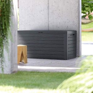 Ящик сундук садовый WOODEBOX 280л - антрацит