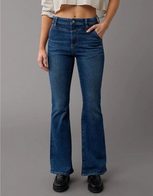 AE Next Level Super High-Waisted Flare Jean
