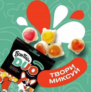 БОН ПАРИ® Мармелад жевательный "ДУО Роял Корги" со вкусом тропических коктейлей, 15х100г