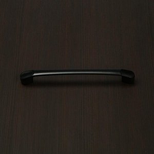 Ручка-скоба PC180BL, м/о 128 мм, черная