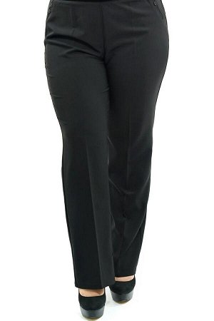 Брюки-8457 Модель брюк: Классические; Материал: Трикотаж, эластаном; Цвет: Черный; Фасон: Брюки
Брюки Рикардо черные
Брюки-стрейч прямого силуэта выполнены из мягкой струящейся ткани. По бокам и сзади