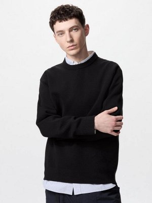 UNIQLO - трикотажный свитер унисекс с круглым вырезом Milano